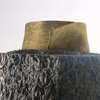 KaliZ Classique Soie Trace I en nœud papillon élégant sur pierre, teinture végétale mangue Muriellz